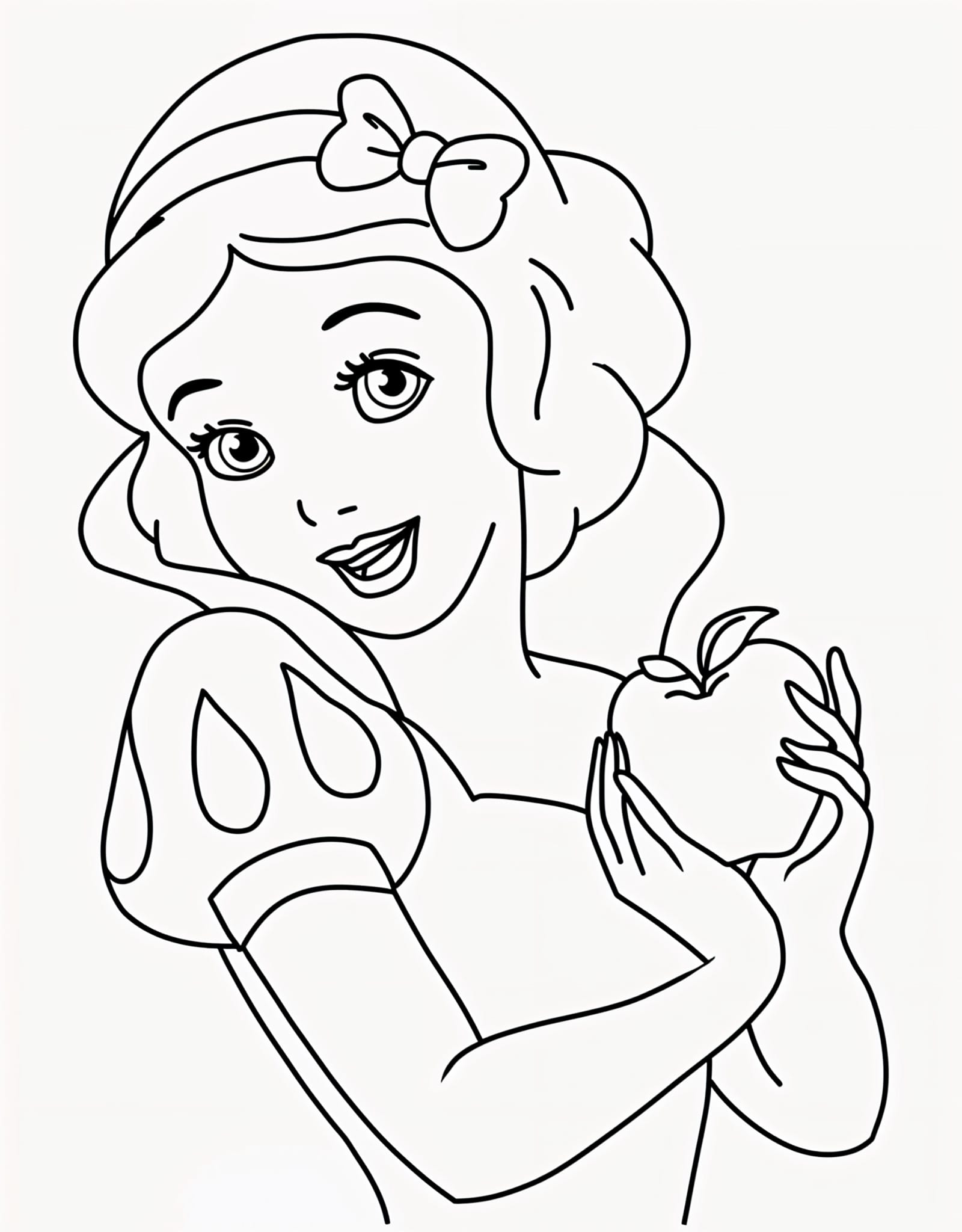 cenas do filme branca de neve para colorir