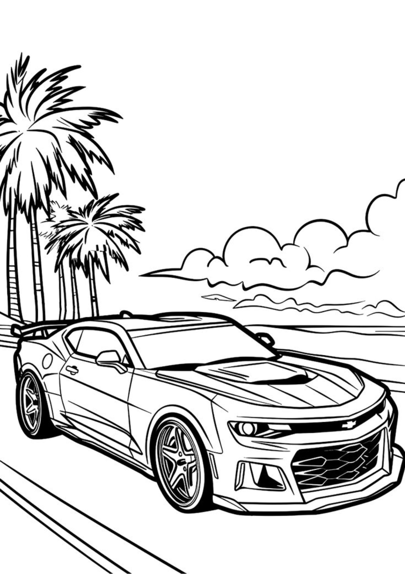 colorir carros infantis