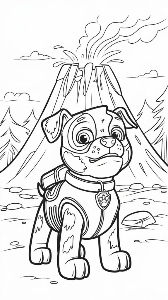 desenho do chase da patrulha canina para colorir
