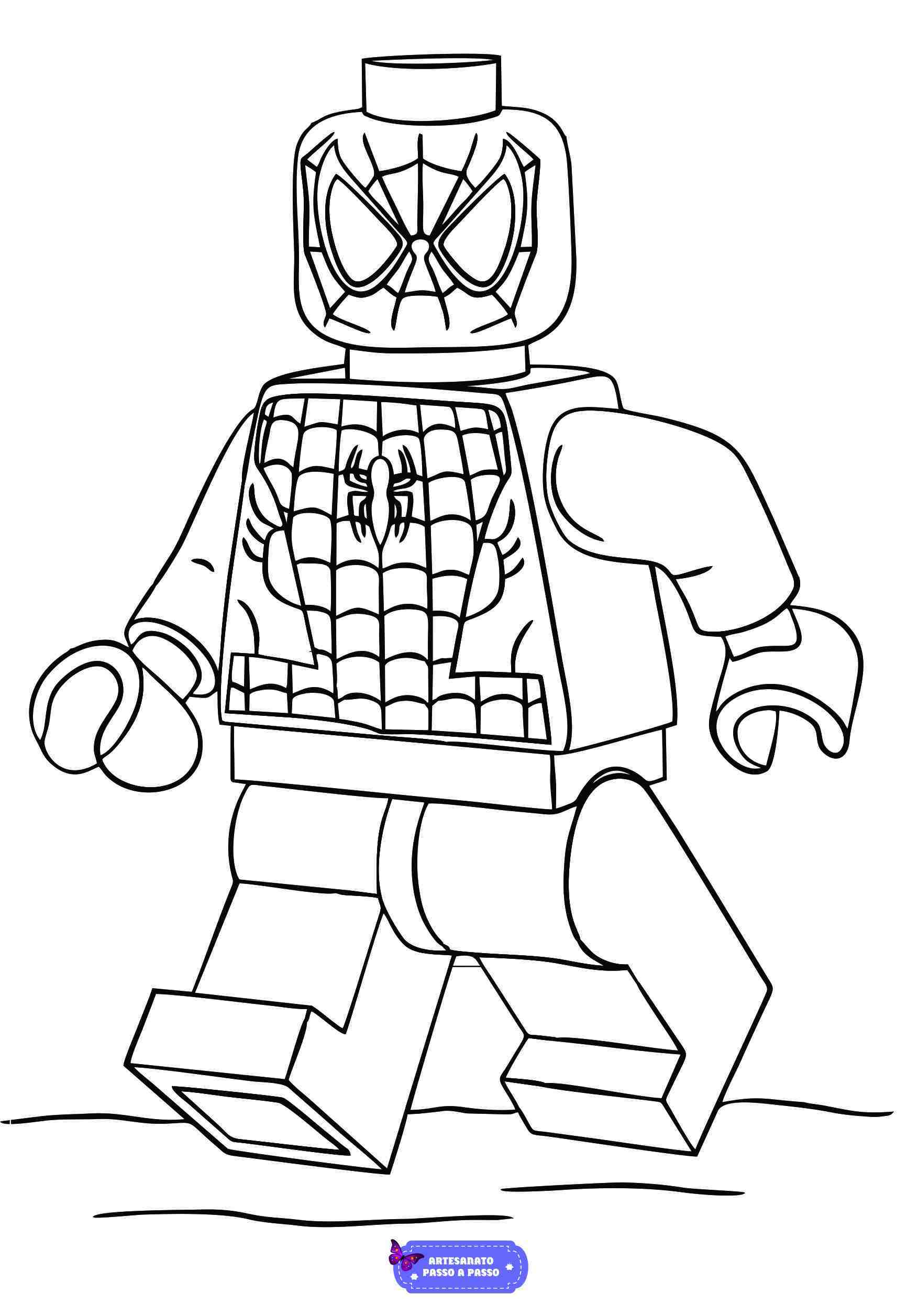 colorir homem aranha 3