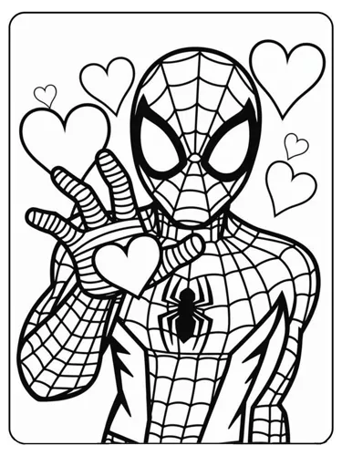 desenho simbionte homem aranha