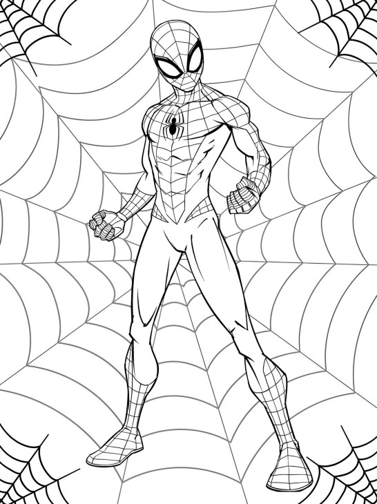 homem aranha 3 personagens para colorir