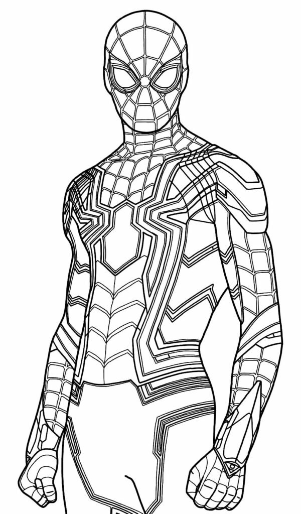 páginas para colorir homem aranha 3