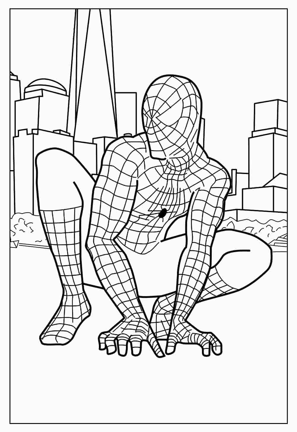 desenho homem aranha 3 pdf