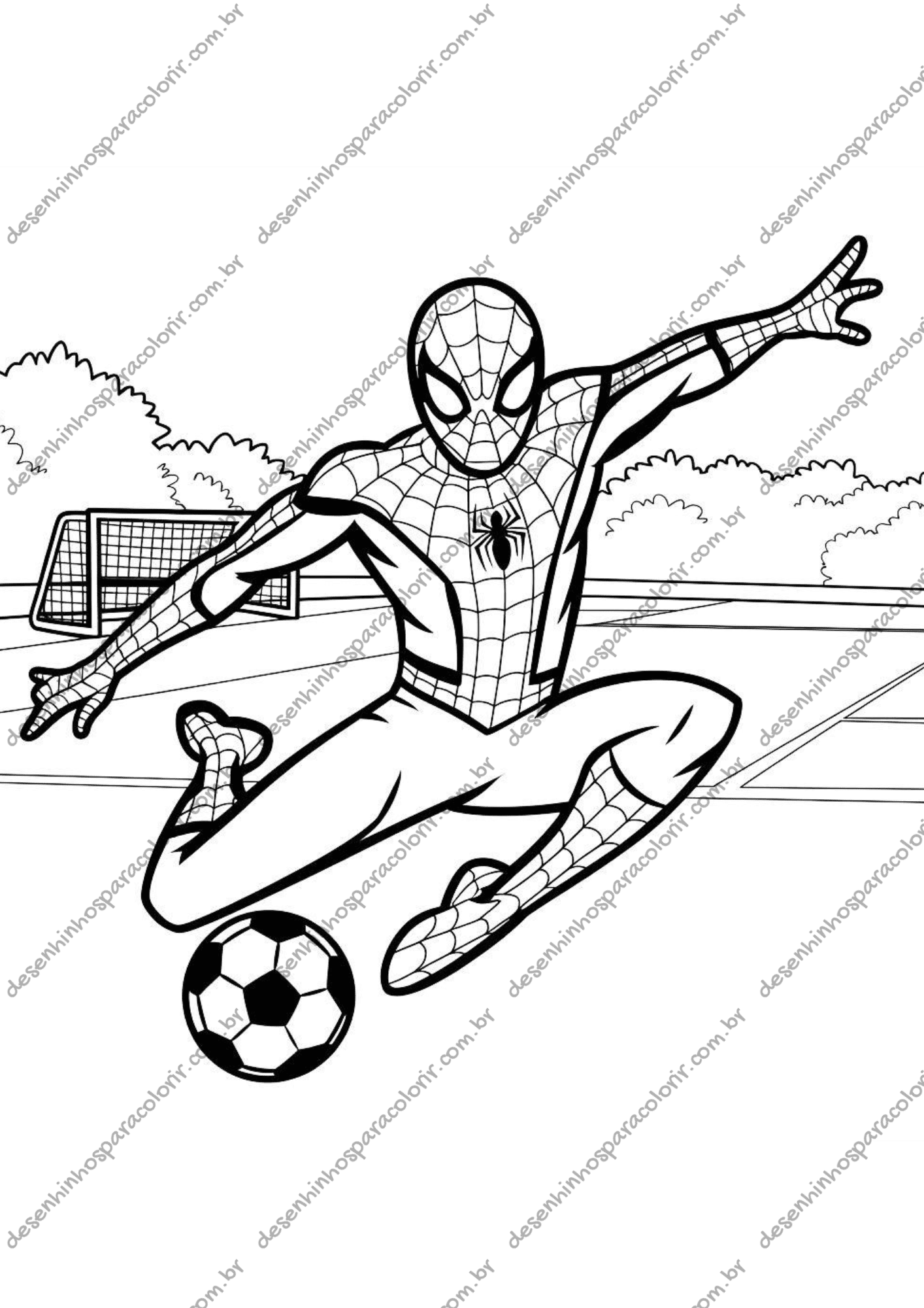 homem aranha 3 desenhos para pintar