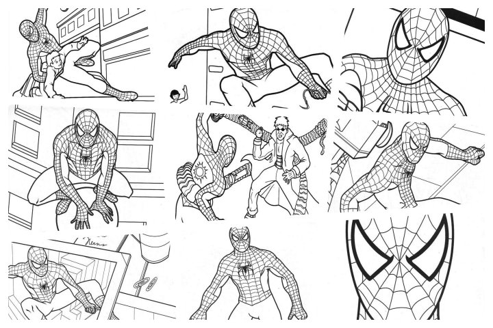 colorir homem aranha 3