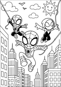 homem aranha 3 desenhos para pintar