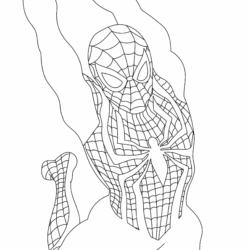 imprimir desenho homem aranha 3