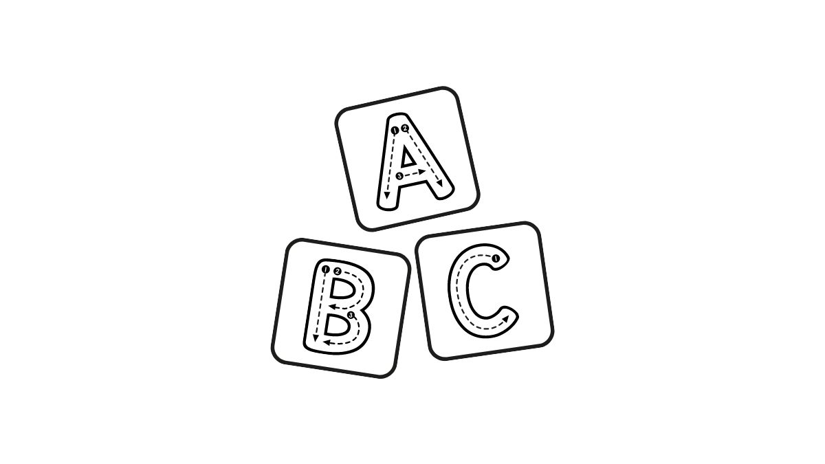 melhores desenhos de letras do alfabeto para colorir