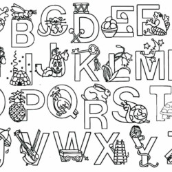 desenho para colorir letras do alfabeto