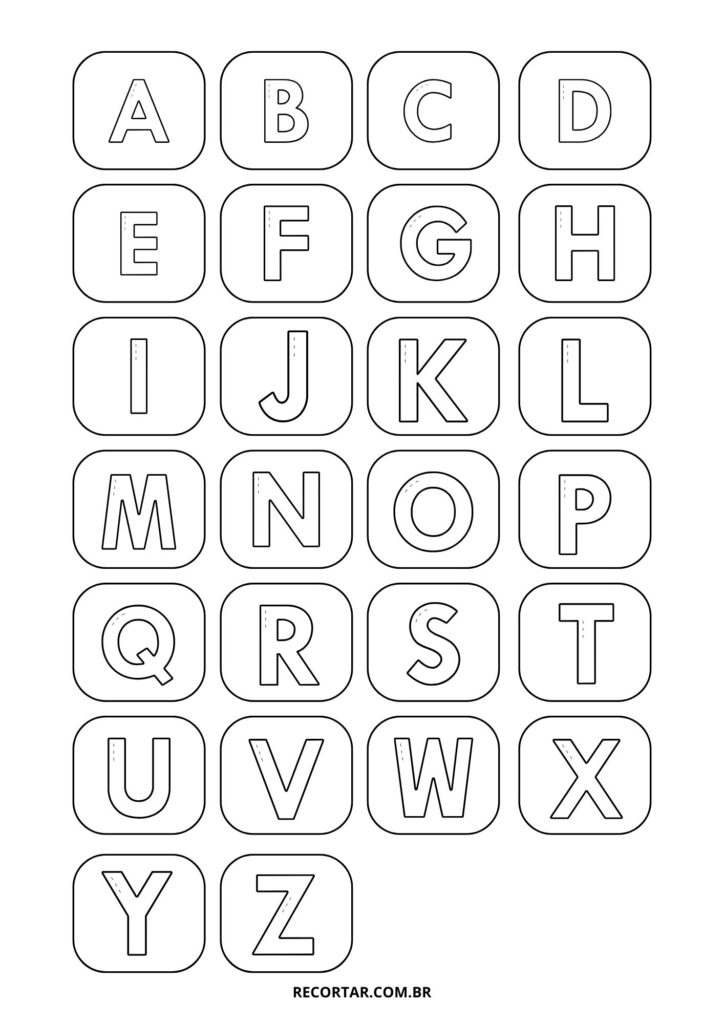 erros comuns ao usar desenhos de letras para colorir