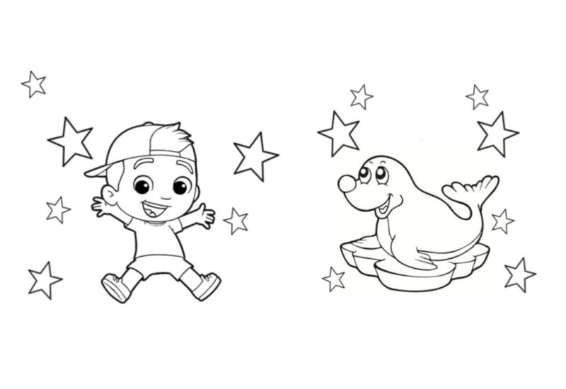 desenhos dos aventureiros para colorir