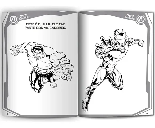 desenhos marvel baby para colorir