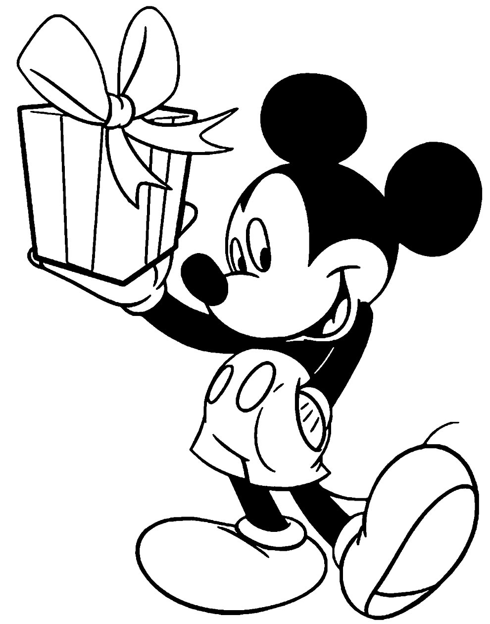 mickey mouse para colorir
