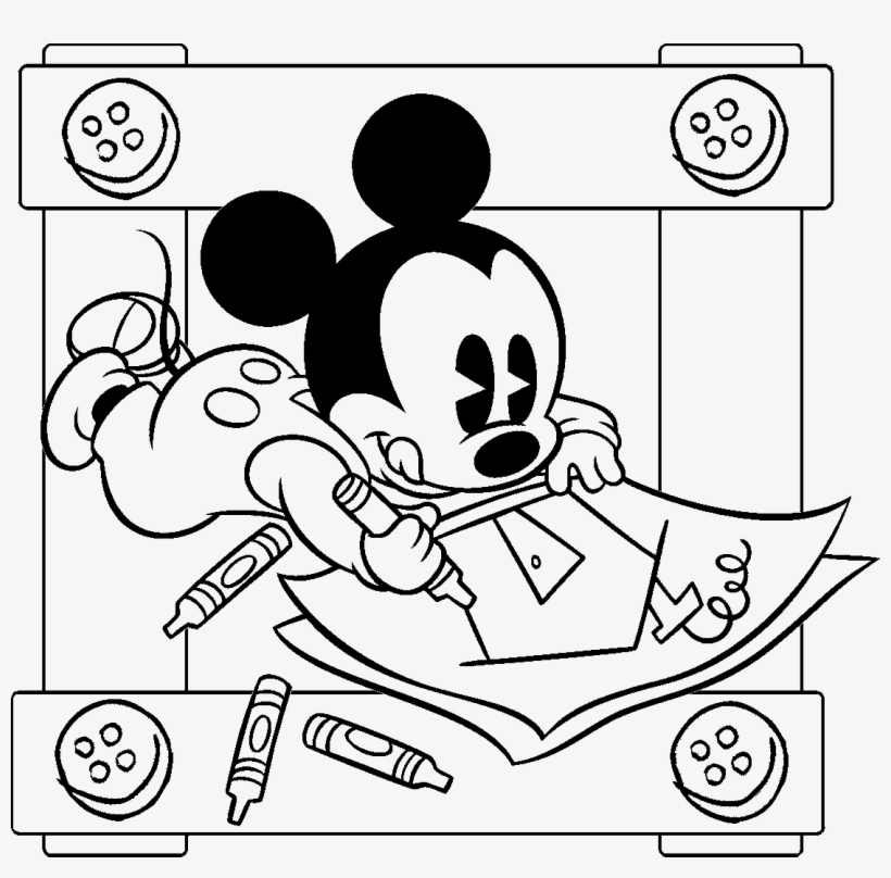 mickey mouse para colorir