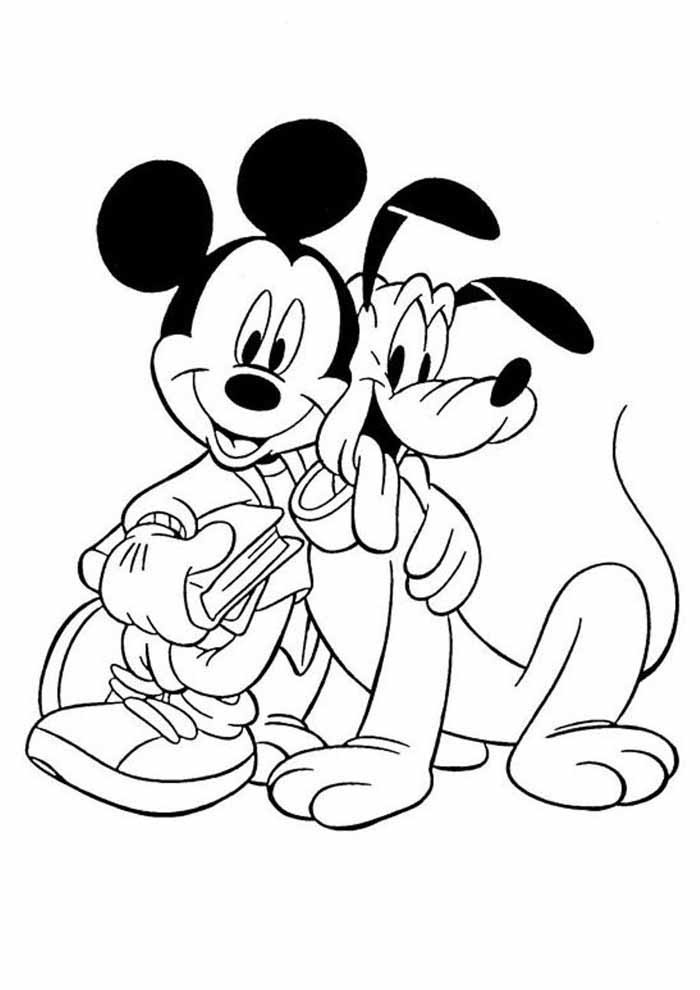 mickey mouse para colorir