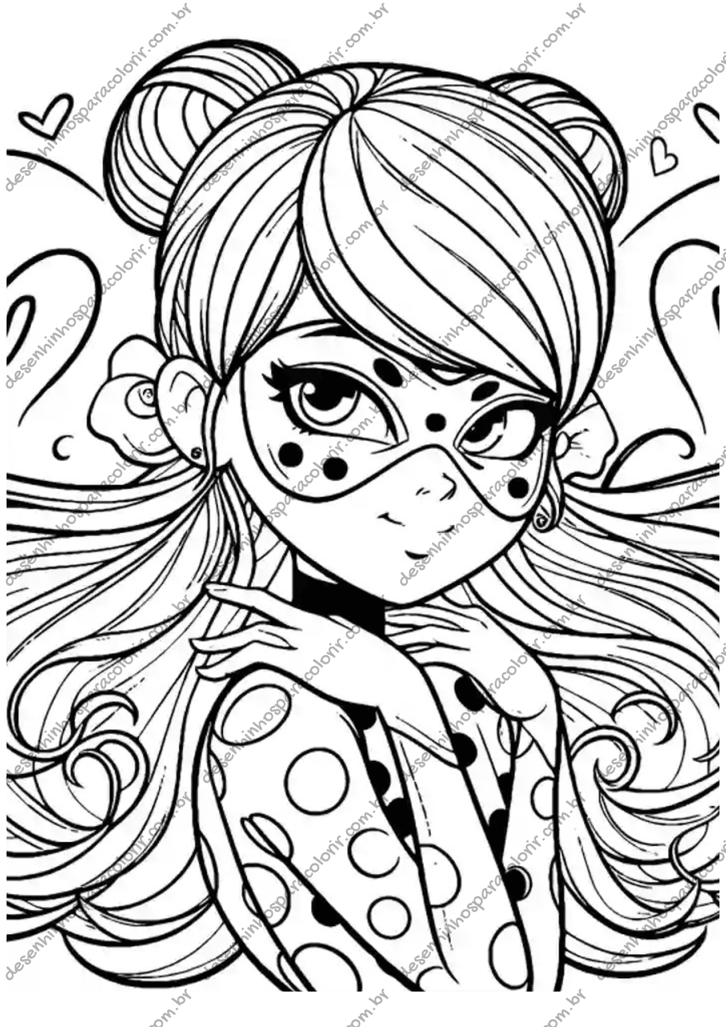 desenho para colorir miraculous