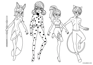 erros comuns ao colorir desenhos do miraculous ladybug
