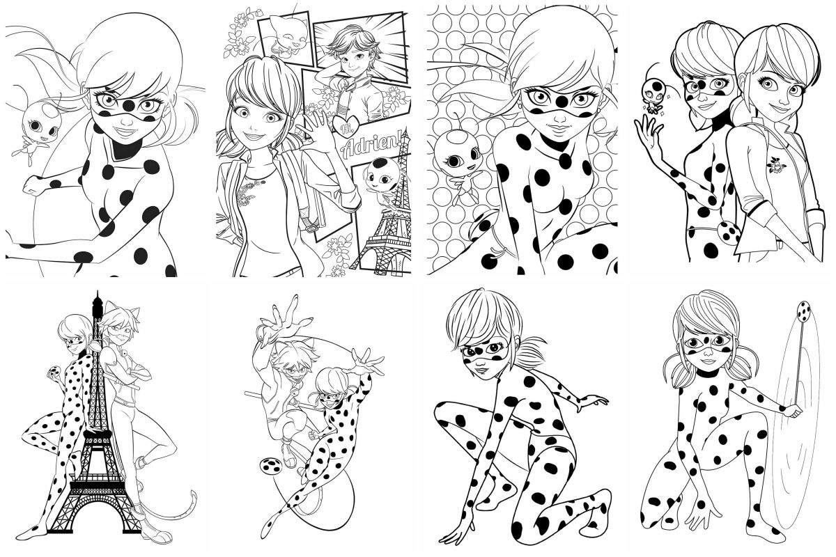 custo de livros de colorir miraculous vs impressões gratuitas