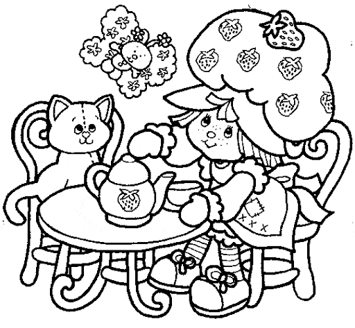 desenho amora linda para colorir
