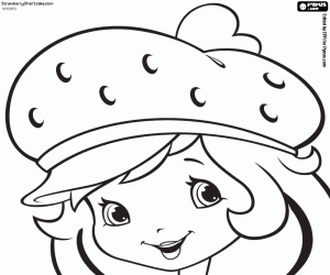 desenho moranguinho e suas amigas para colorir