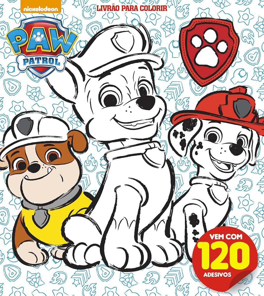 como colorir patrulha canina