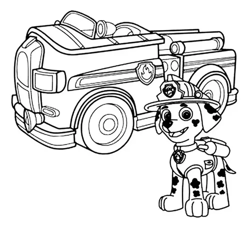 desenhos patrulha canina para pintar
