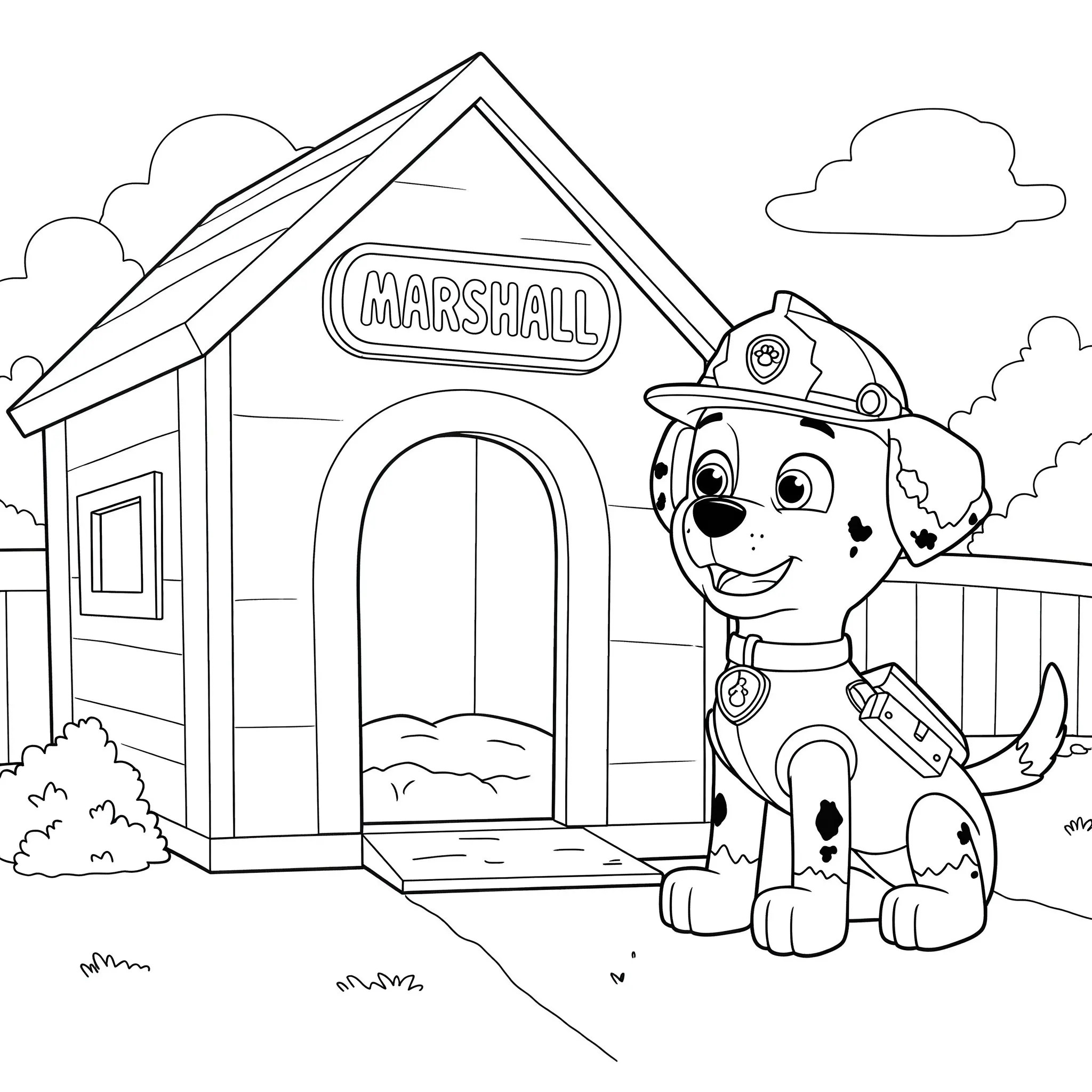 patrulha canina filhotes para colorir