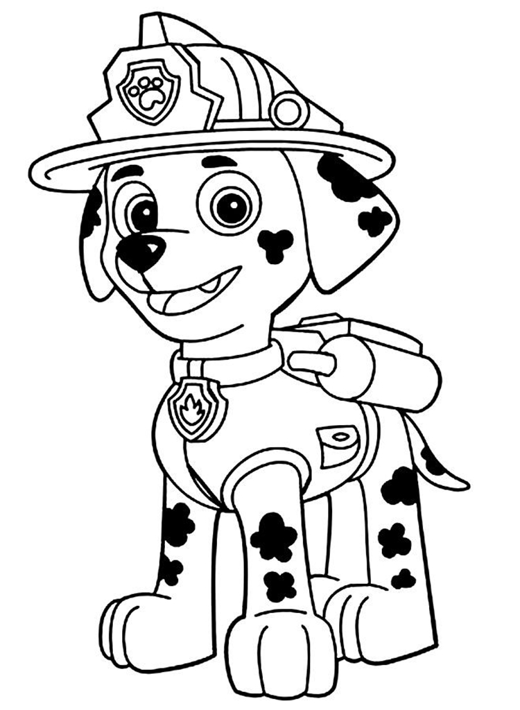 como colorir patrulha canina