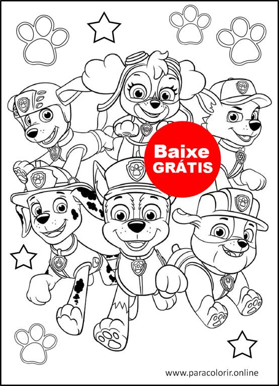 ryder e a patrulha canina desenhos