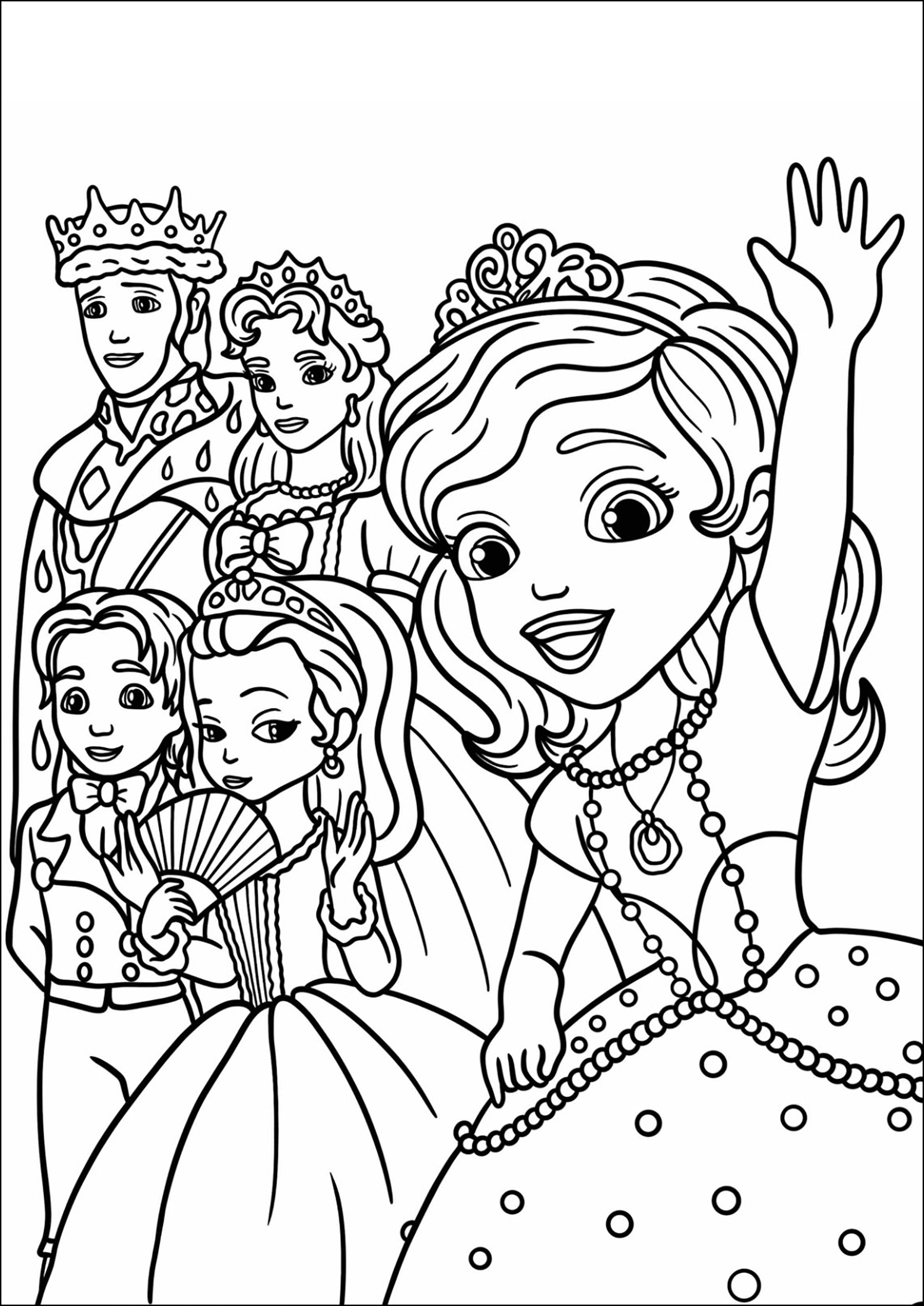 desenho da Sofia para pintar