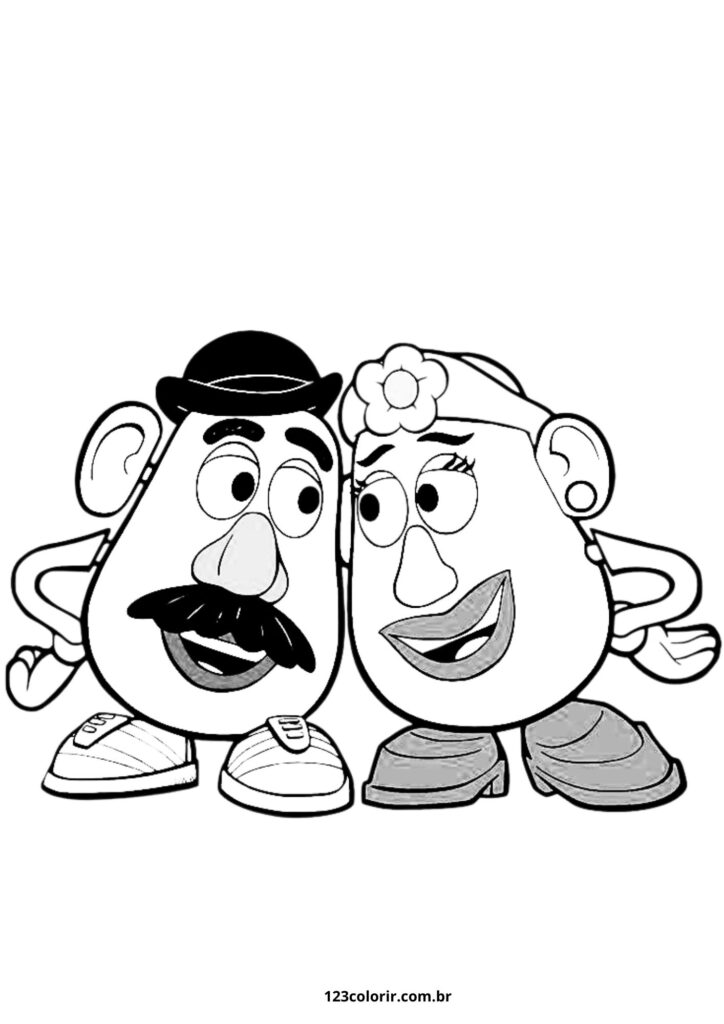 desenho woody para colorir