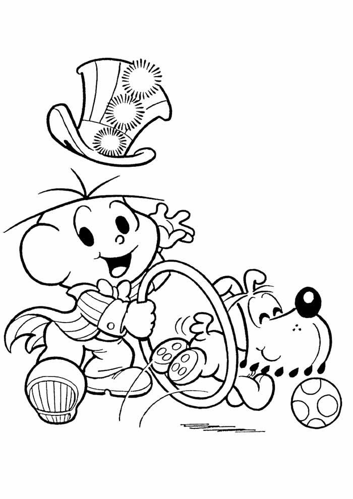 melhores desenhos turma da mônica para colorir em família