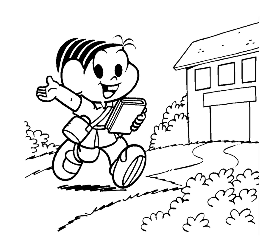 erros comuns ao colorir desenhos da turma da mônica escolar