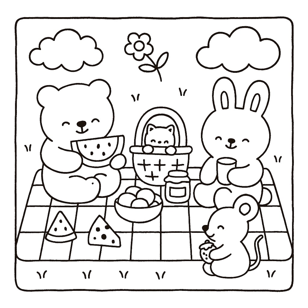 desenhos de princesas vs desenhos kawaii para colorir