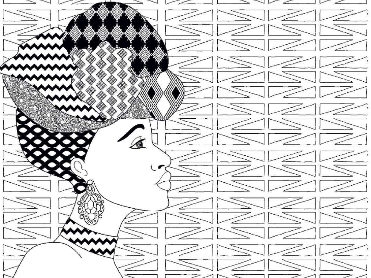 35 desenhos afros brasileiros para colorir grátis e imprimir