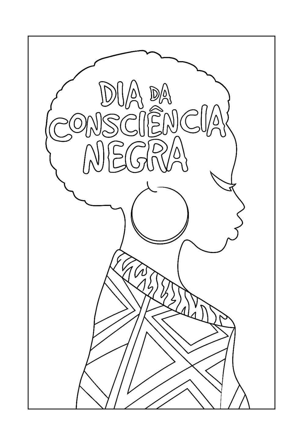 atividades de colorir sobre orixás