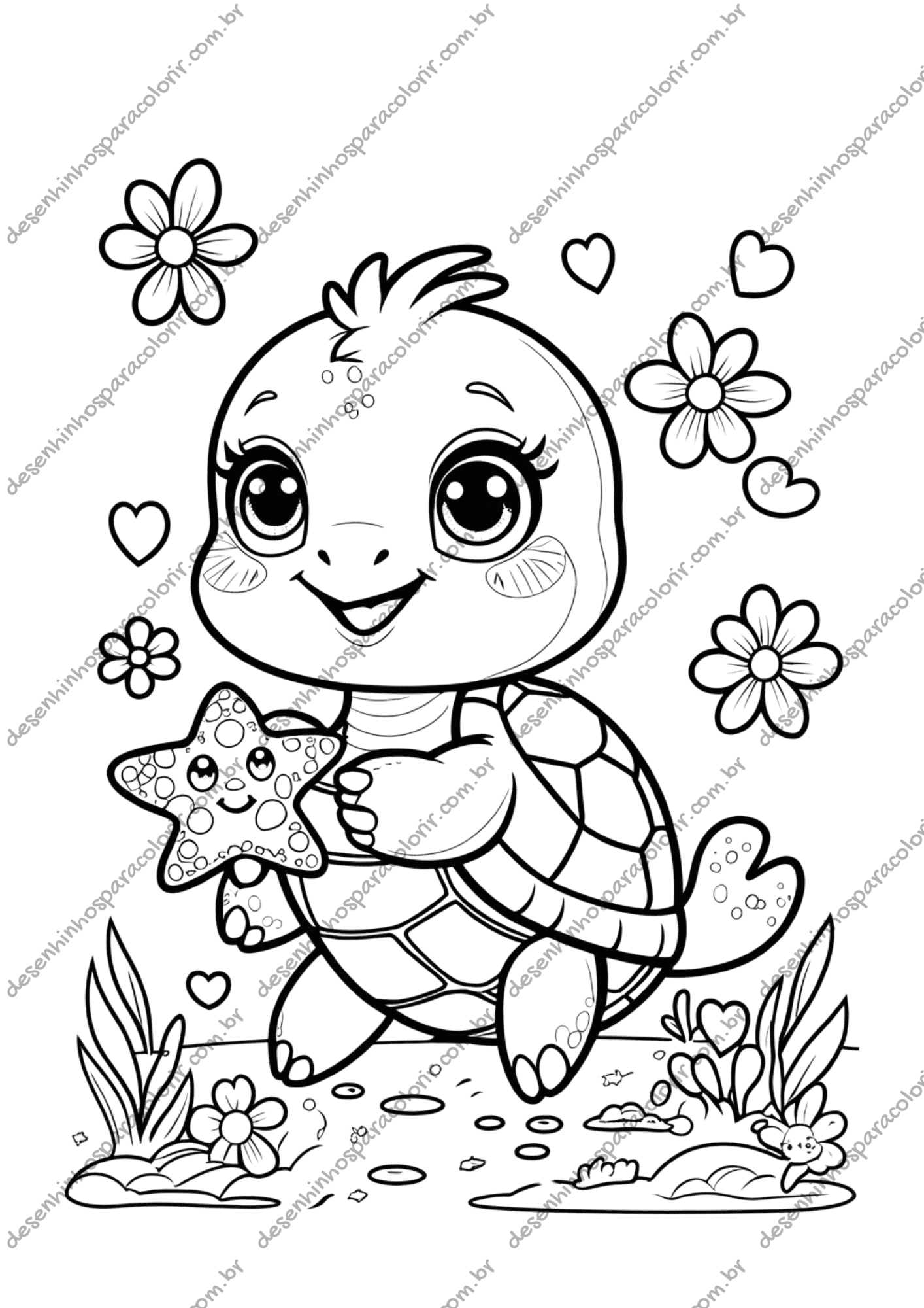 desenhos bonitos para colorir no celular