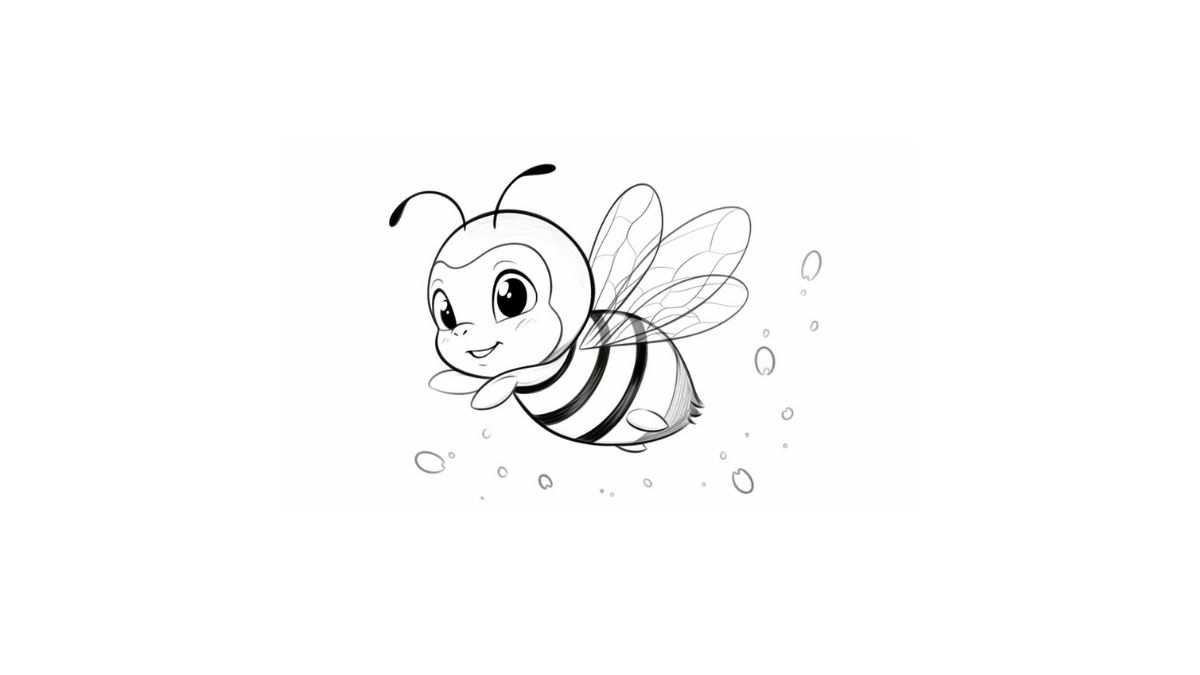 desenhos de abelhas realistas para colorir