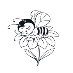 desenhos de abelhas para crianças