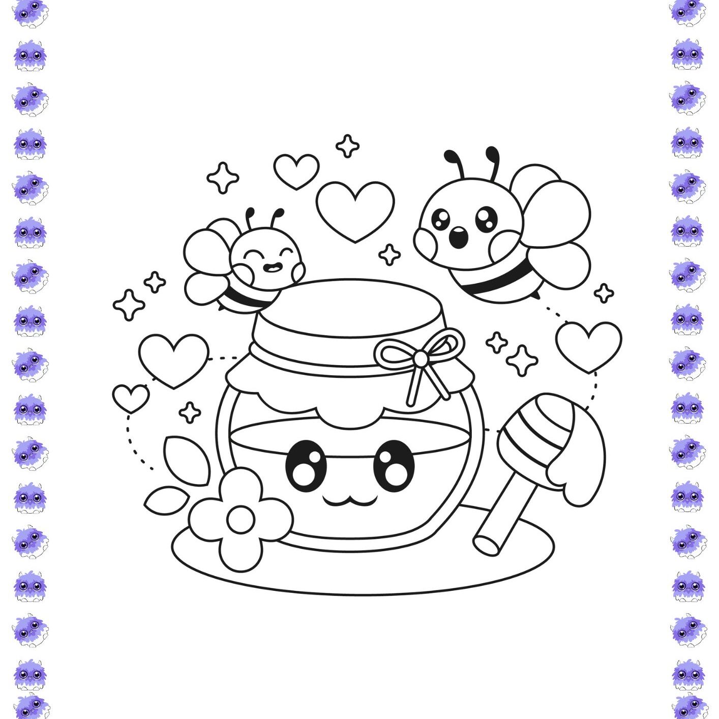 desenhos de abelhas fofinhas para colorir
