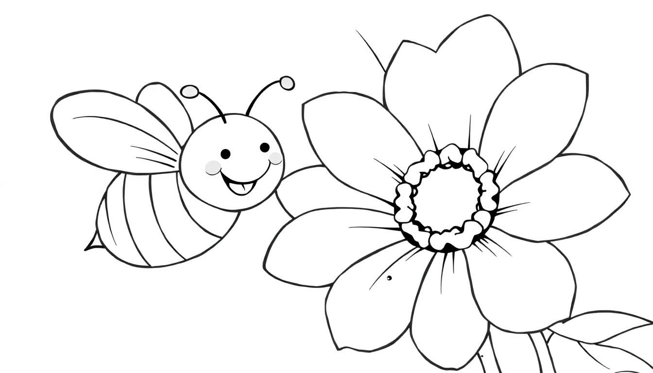 desenhos de abelhas realistas para colorir