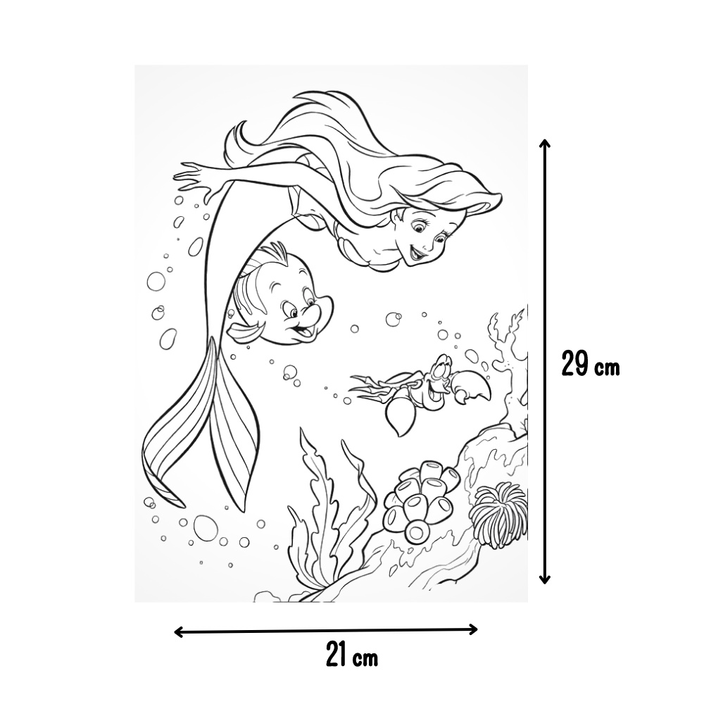 desenhos de sereia para imprimir