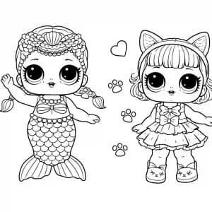 desenho de sereia para adultos