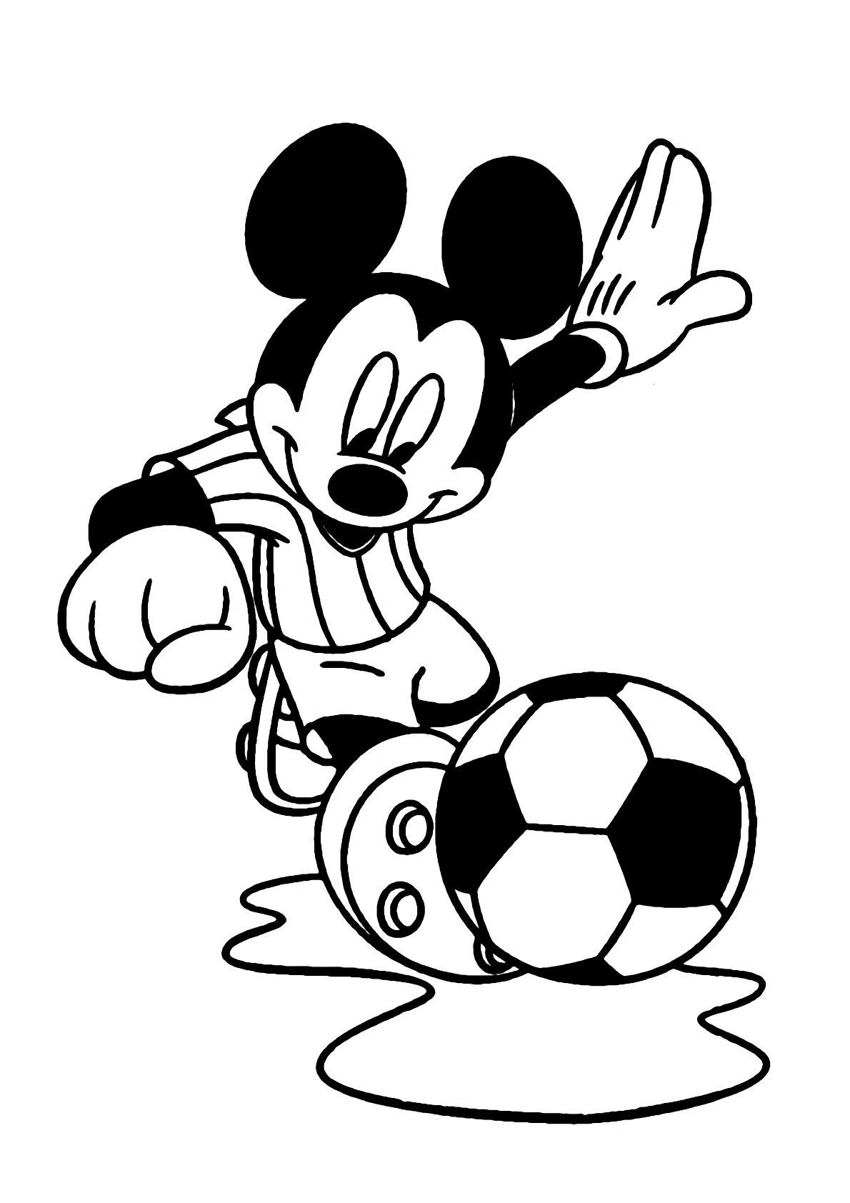 Mickey e Minnie para colorir