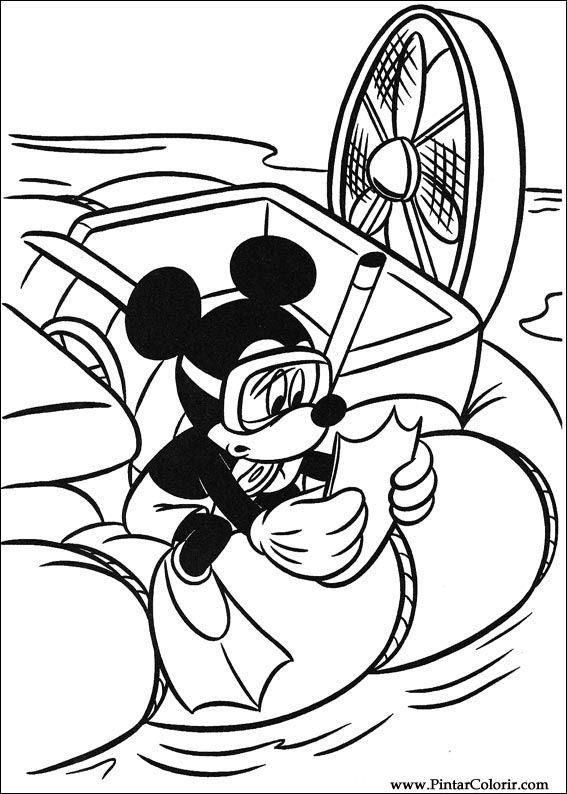 Mickey Mouse para pintar