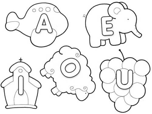 desenhos de números para colorir