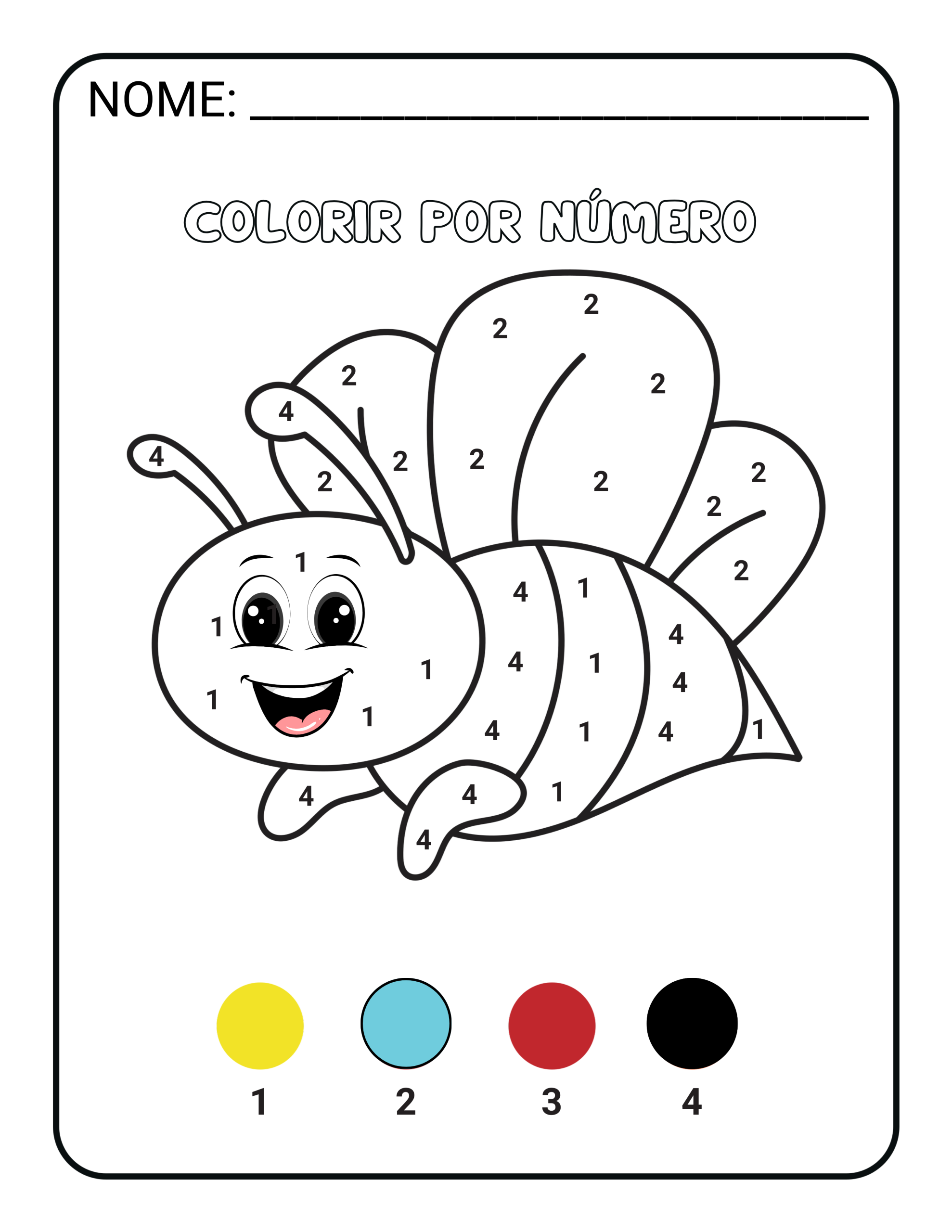 desenhos de animais para colorir educativos