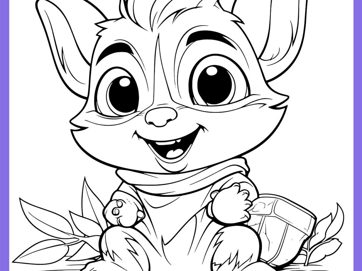 desenho A4 para colorir