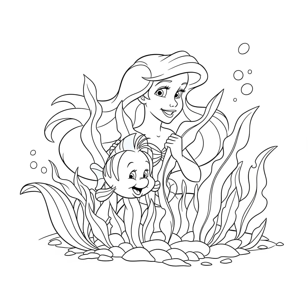 desenhos de sereia para colorir